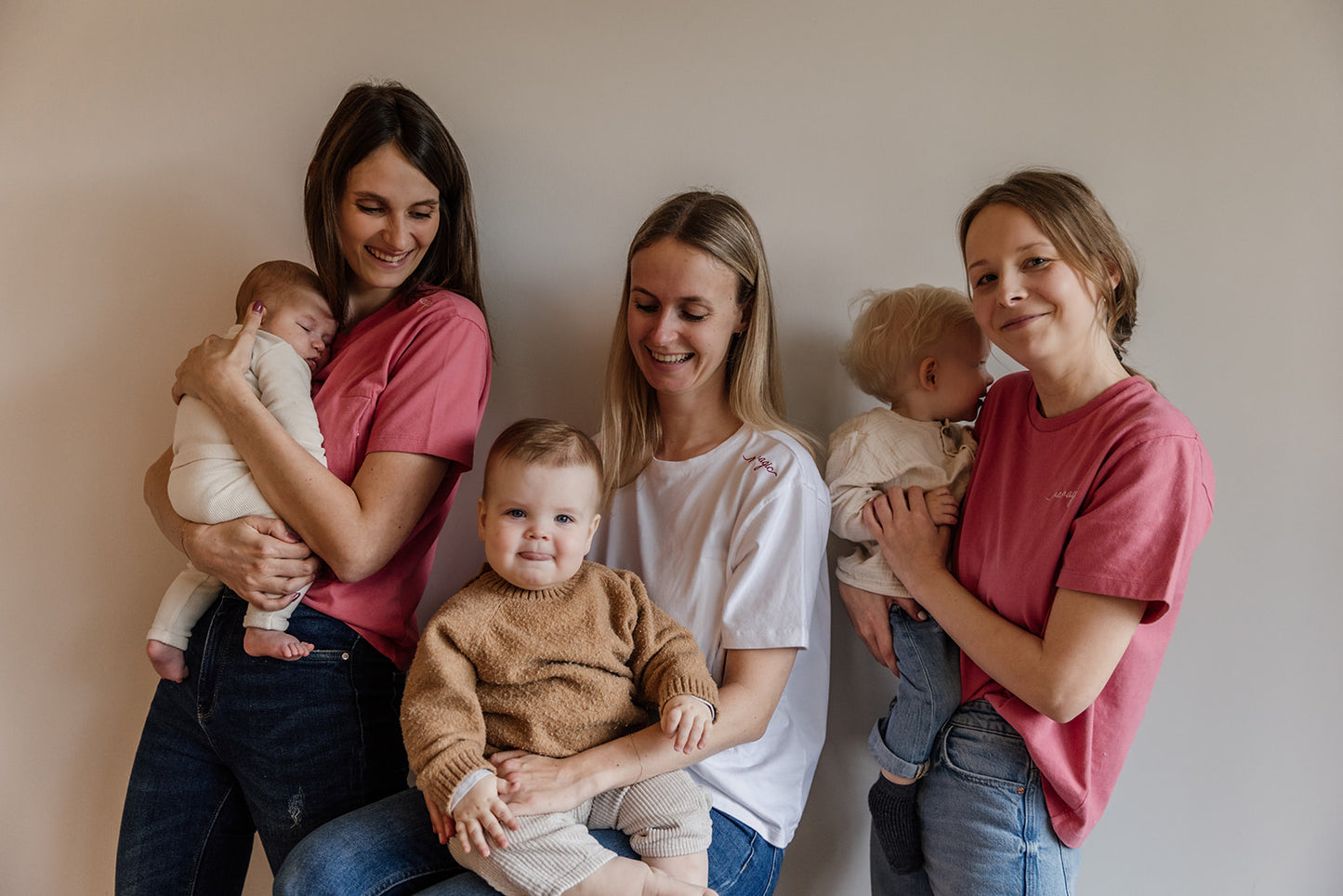 t-shirt MAMAGIC koraal